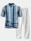 Light Blue & White
